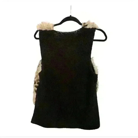 Democracy Women's Animal Print Faux Fur Vest Multicolor Size M - Picture 2 of 4